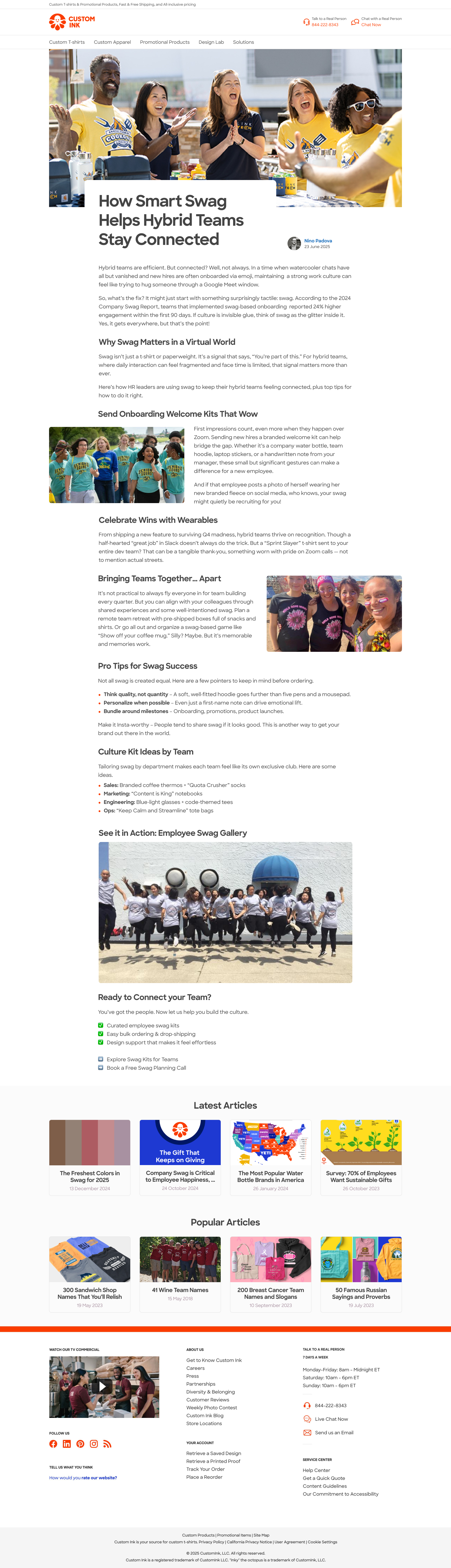 How Smart Swag Helps Hybrid Teams Stay Connected